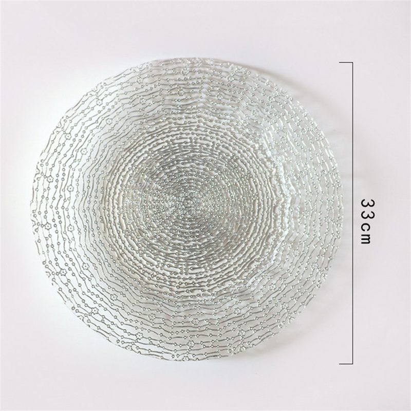 Wholesale Glass Charger Plate PZ-004 - Image 4